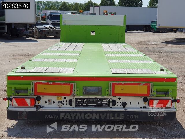 Chargeur bas Faymonville F-S43-1AAF 3 axles Extendable Twistlocks 3x Hyd...