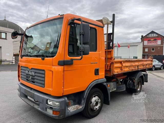Driezijdige kipper bestelwagen MAN TGL 8.210 3S.Kipper MEILLER Kipphydraulik