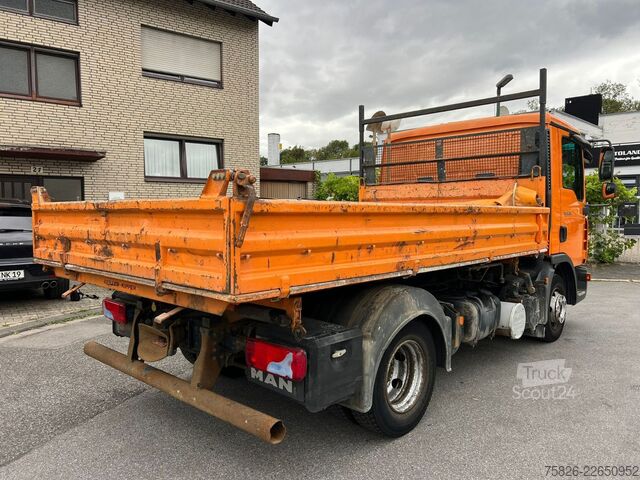 Driezijdige kipper bestelwagen MAN TGL 8.210 3S.Kipper MEILLER Kipphydraulik