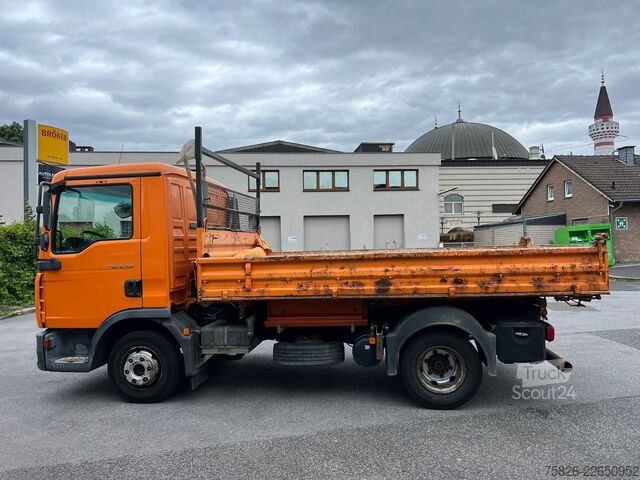 Driezijdige kipper bestelwagen MAN TGL 8.210 3S.Kipper MEILLER Kipphydraulik