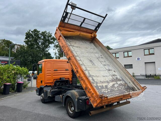 Driezijdige kipper bestelwagen MAN TGL 8.210 3S.Kipper MEILLER Kipphydraulik