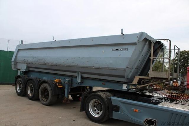 Semi-remorque benne MEILLER Kippmulde ALU mit STAHLEINLAGE LIFT Nr.: 872