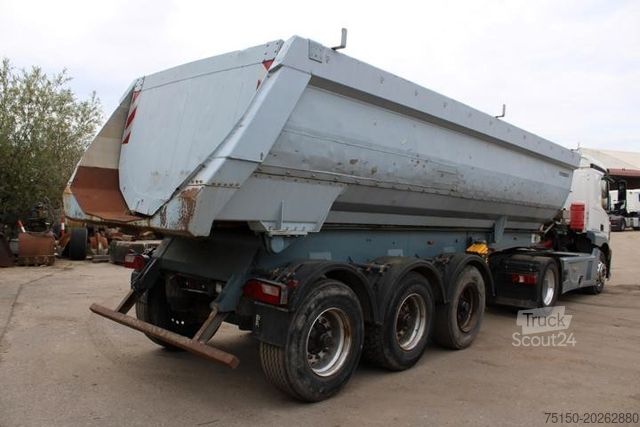Semi-remorque benne MEILLER Kippmulde ALU mit STAHLEINLAGE LIFT Nr.: 872