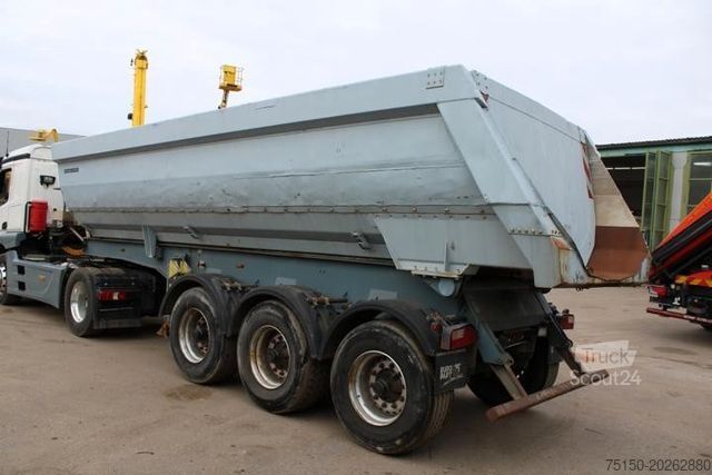 Semi-remorque benne MEILLER Kippmulde ALU mit STAHLEINLAGE LIFT Nr.: 872