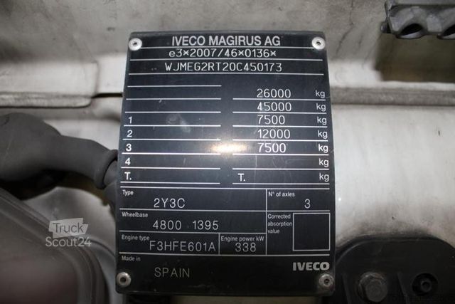 Camion con cassone intercambiabile IVECO S-Way AS 260 SY FS GV 460 LNG 2 x Tank Nr.: 173