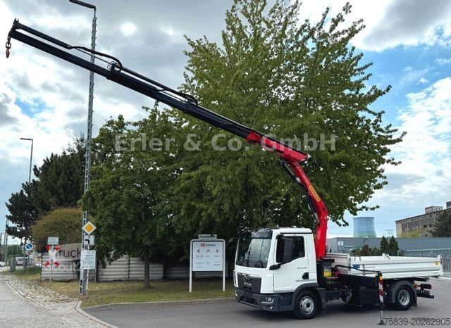 Dreiseitenkipper LKW MAN 12.220, PK 9501, Funk, 3x hydr., sofort