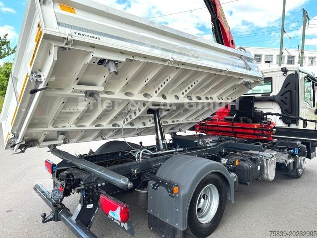 Трьохсторонній самоскид MAN 12.220, PK 9501, Funk, 3x hydr., sofort