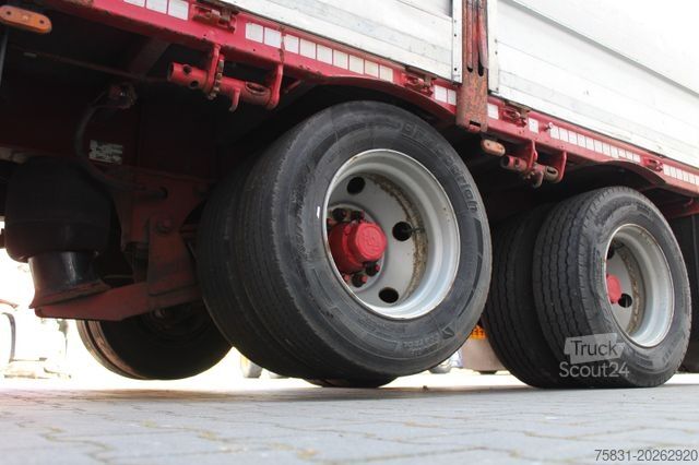 Open trailer  3-Achs ZORZI Pritschen-Anhänger Plateau-Rolle