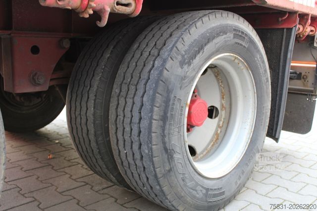 Low loader trailer  3-Achs ZORZI Pritschen-Anhänger Plateau-Rolle