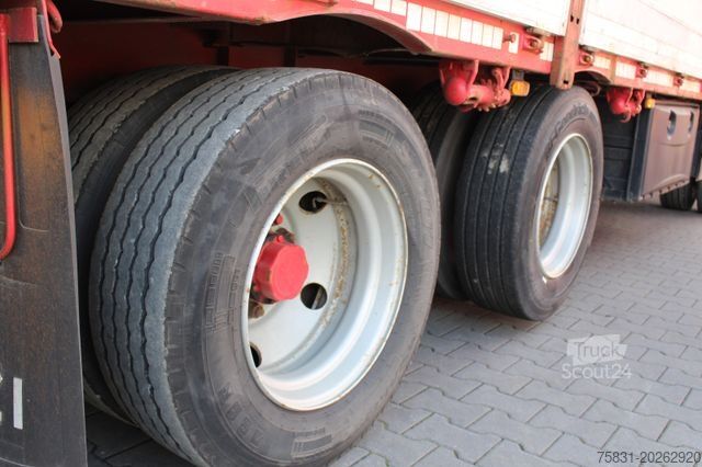 Low loader trailer  3-Achs ZORZI Pritschen-Anhänger Plateau-Rolle