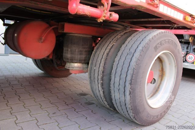Low loader trailer  3-Achs ZORZI Pritschen-Anhänger Plateau-Rolle