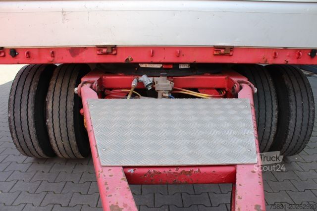 Low loader trailer  3-Achs ZORZI Pritschen-Anhänger Plateau-Rolle