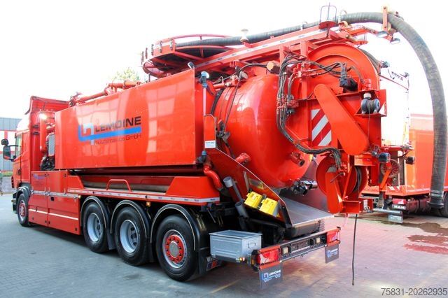 Saugwagen SCANIA R450 8x4 Kroll 19m³ W-Rückgewinner Kombi-HD +ADR