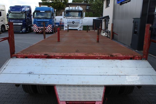 Aanhanger met werkplatform  3-Achs ZORZI Pritschen-Anhänger Plateau-Rolle