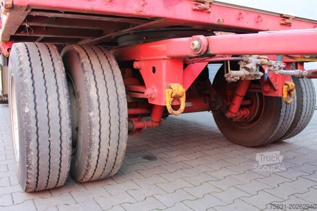 Aanhanger met werkplatform  3-Achs ZORZI Pritschen-Anhänger Plateau-Rolle