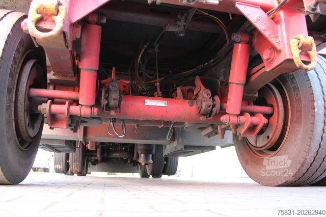 Aanhanger met werkplatform  3-Achs ZORZI Pritschen-Anhänger Plateau-Rolle