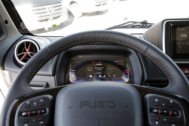 Fourgon benne basculante FUSO CANTER 7C18e 3400 UNSINN-Abroller KLIMA TEMPOMAT