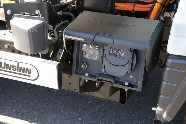 Fourgon benne basculante FUSO CANTER 7C18e 3400 UNSINN-Abroller KLIMA TEMPOMAT