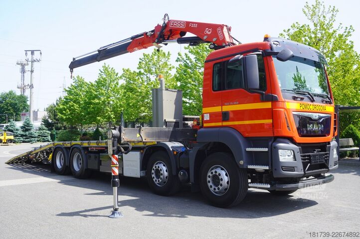 Laweta z HDS MAN TGS 35.360 E6 8×2 / FASSI F235A.2.22