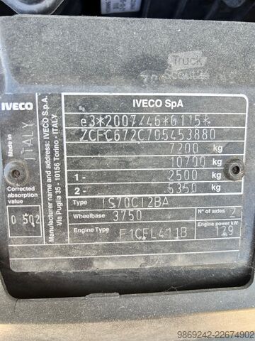 кутиевиден ван Iveco DAILY 72 180