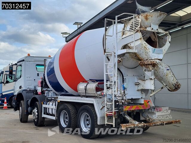 Blender Mercedes Arocs 3240 Arocs 8X4 9m3 Stetter Mixer Steel su...