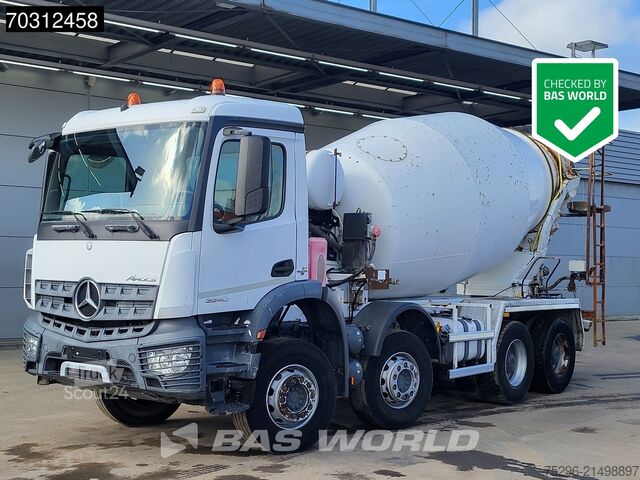 Blender Mercedes Arocs 3240 Arocs 8X4 9m3 Stetter Mixer Steelsus...