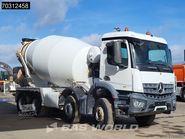 Blender Mercedes Arocs 3240 Arocs 8X4 9m3 Stetter Mixer Steelsus...