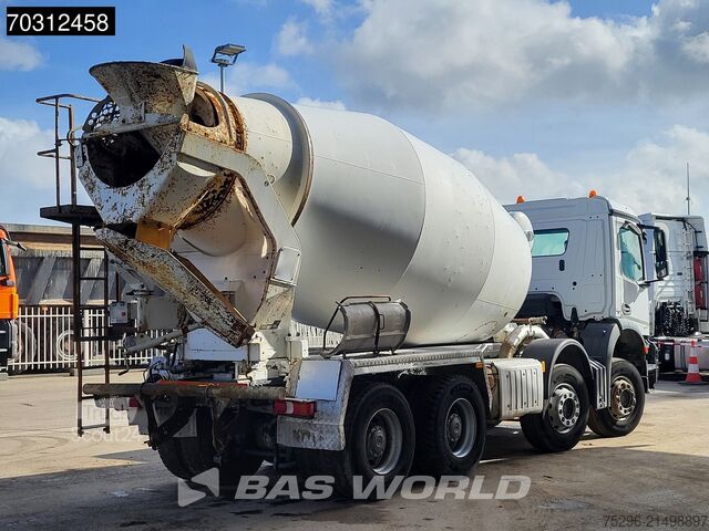 Blender Mercedes Arocs 3240 Arocs 8X4 9m3 Stetter Mixer Steelsus...