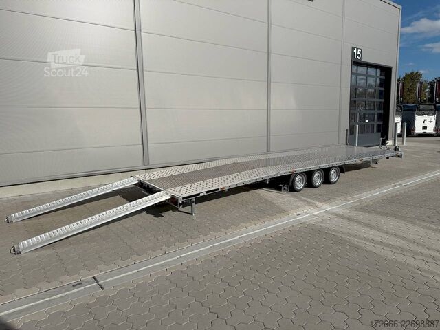  Martz GT PLUS 850/3 S 3,5T | ALUBODEN MITTIG | ALURAMPEN 853X215CM 3500KG AUTOTRAILER