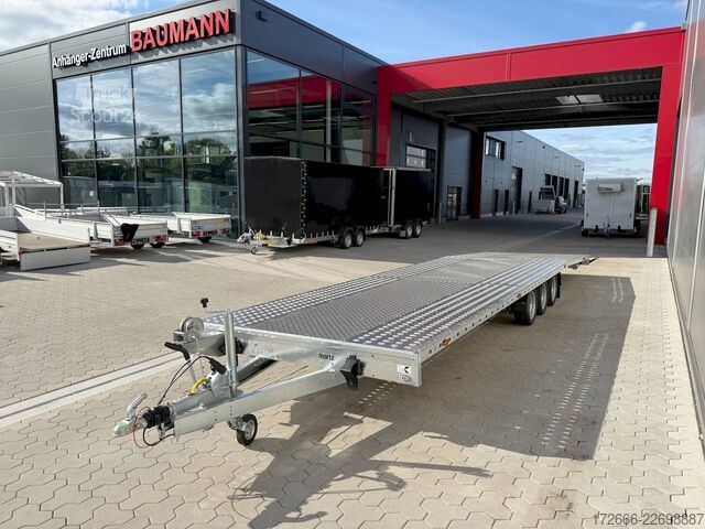  Martz GT PLUS 850/3 S 3,5T | ALUBODEN MITTIG | ALURAMPEN 853X215CM 3500KG AUTOTRAILER