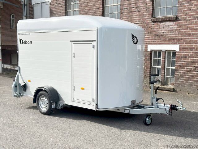 Kofferanhänger Debon CHEVAL LIBERTE DEBON C400 ALU ROADSTER WEISS +SEITENTÜR
