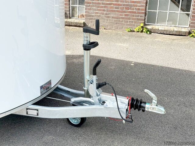 Kofferanhänger Debon CHEVAL LIBERTE DEBON C400 ALU ROADSTER WEISS +SEITENTÜR