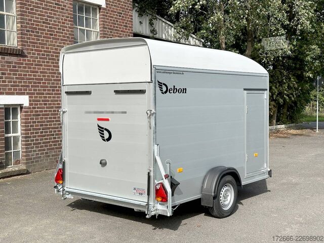 Kofferanhänger Debon CHEVAL LIBERTE DEBON C400 ALU ROADSTER WEISS +SEITENTÜR
