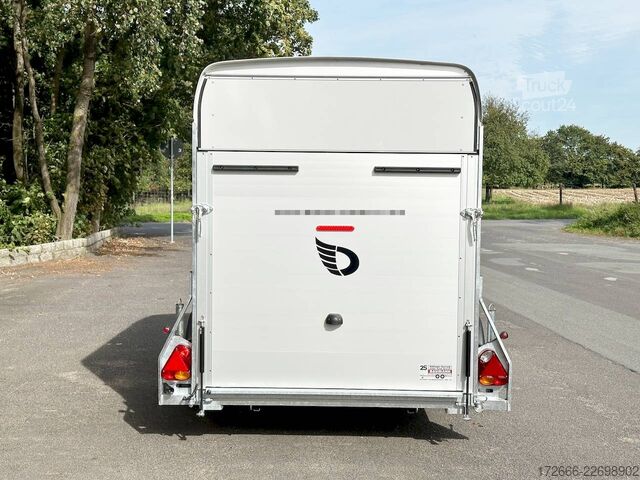 Kofferanhänger Debon CHEVAL LIBERTE DEBON C400 ALU ROADSTER WEISS +SEITENTÜR