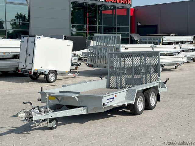  Variant 3516 B3 | MAXI LOAD | RAMPE | ALURIFFELBLECH 300X162CM 3500KG BAUMASCHINENANHÄNGER | BEAVERTAIL