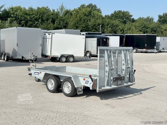 Variant 3516 B3 | MAXI LOAD | RAMPE | ALURIFFELBLECH 300X162CM 3500KG BAUMASCHINENANHÄNGER | BEAVERTAIL