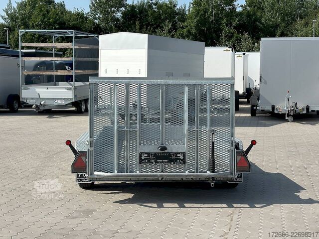  Variant 3516 B3 | MAXI LOAD | RAMPE | ALURIFFELBLECH 300X162CM 3500KG BAUMASCHINENANHÄNGER | BEAVERTAIL