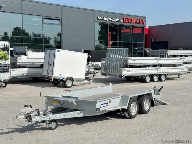  Variant 3516 B3 | MAXI LOAD | RAMPE | ALURIFFELBLECH 300X162CM 3500KG BAUMASCHINENANHÄNGER | BEAVERTAIL