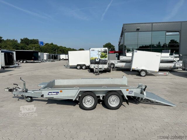  Variant 3516 B3 | MAXI LOAD | RAMPE | ALURIFFELBLECH 300X162CM 3500KG BAUMASCHINENANHÄNGER | BEAVERTAIL