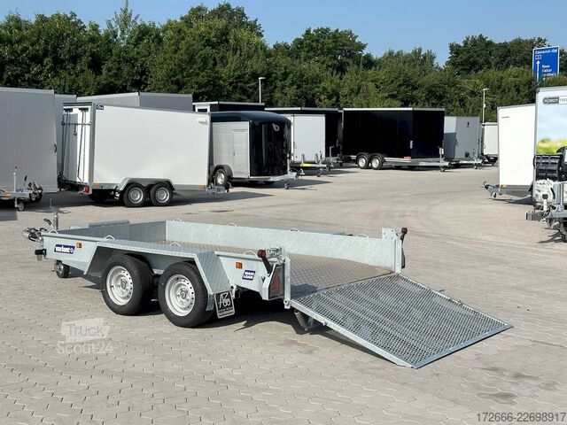  Variant 3516 B3 | MAXI LOAD | RAMPE | ALURIFFELBLECH 300X162CM 3500KG BAUMASCHINENANHÄNGER | BEAVERTAIL