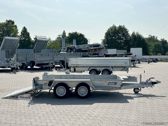  Variant 3516 B3 | MAXI LOAD | RAMPE | ALURIFFELBLECH 300X162CM 3500KG BAUMASCHINENANHÄNGER | BEAVERTAIL