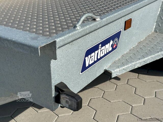 Variant 3516 B3 | MAXI LOAD | RAMPE | ALURIFFELBLECH 300X162CM 3500KG BAUMASCHINENANHÄNGER | BEAVERTAIL