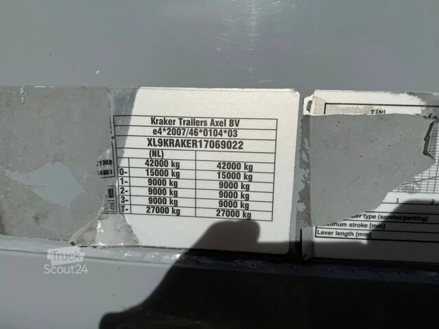 Vloer verplaatsen Kraker CF 200 92m3 Cargo Floor 10MM, SAF, Liftas