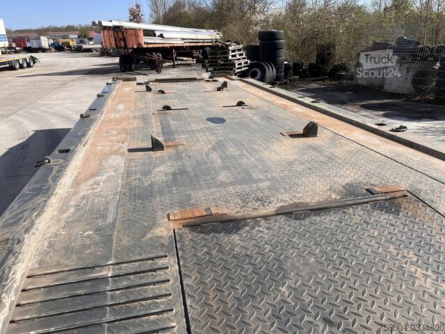 Dieplader oplegger Gergen TBCA 18H  2 Achs Kombianhänger- Tieflader