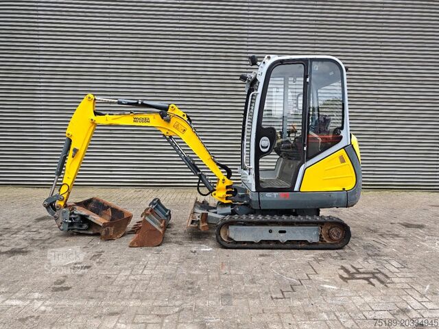 Міні -екскаватор WACKER NEUSON ET 18 3 Buckets!