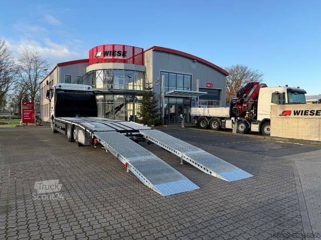 Dépanneuse MAN Baumaschinen-  Arbeitsbühnentransporter Rampen