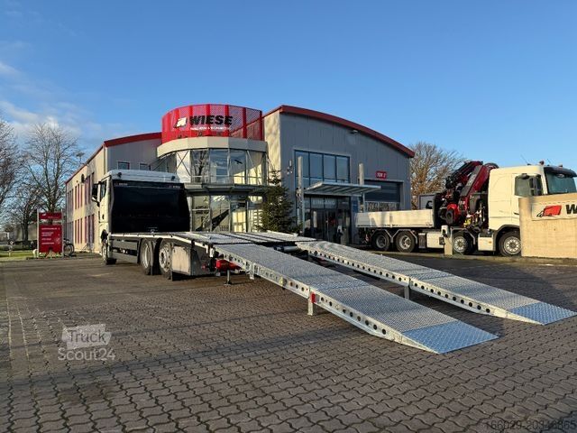 Dépanneuse MAN Baumaschinen-  Arbeitsbühnentransporter Rampen