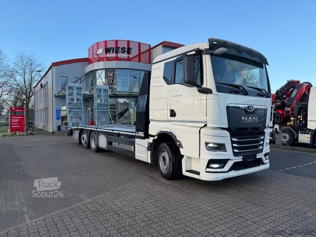 Dépanneuse MAN Baumaschinen-  Arbeitsbühnentransporter Rampen