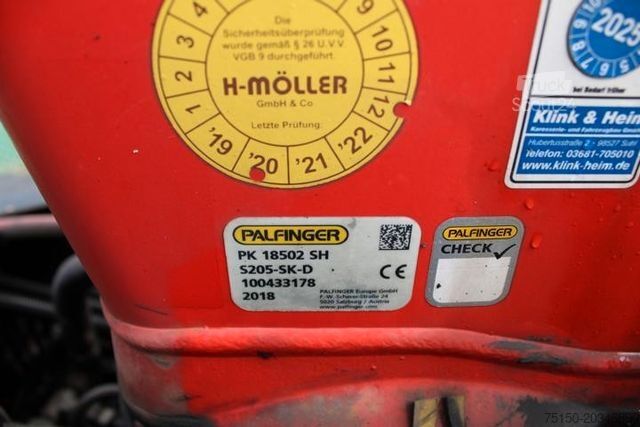 Gru montata su autocarro MAN 26.420 6x2 KRAN PALFINGER PK18502 FUNK Nr: 439