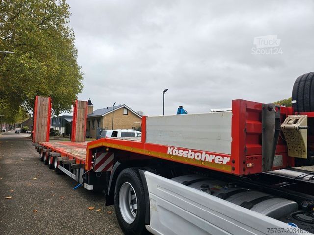 Dieplader oplegger KÄSSBOHRER LB4E Semie Tieflader Mit Rampen